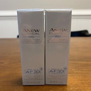 2 X Avon Anew Clinical Pro+ Line Eraser Treatment A-F33 Complex 1.0Oz NOS Sealed